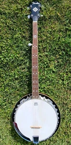 Fender FB-54 Five String Banjo Mahogany Resonator Aluminum Tone Ring KD00080953 - Picture 1 of 17