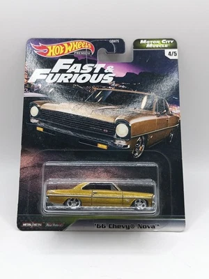 Hot Wheels ´66 Chevy Nova Fast & Furious Motor City Muscle 4/5 ovp/neu 1:64 - Bild 1 von 4