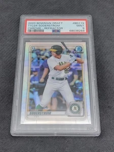 2020 Bowman Draft Tyler Soderstrom Refractor PSA 9 Rookie Athletics - Picture 1 of 2