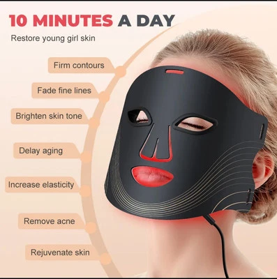 7 Colours LED Face Mask - Beauty, Anti-Aging & Gift Idea 💆‍♀️✨ - Image 1 of 4