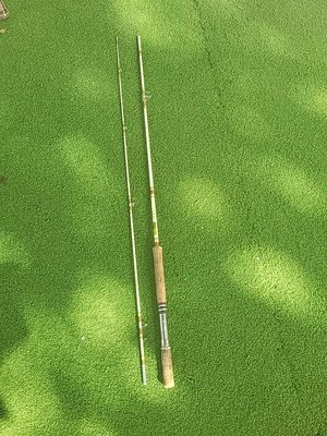 Caña de pescar vintage Shakespeare 7' Wonderod 2 piezas No. Modelo 1456 FBD Foto 1 de 4
