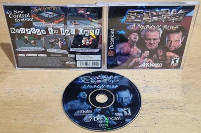 ECW Anarchy Rulz for SEGA Dreamcast In EXC Condition + Reg Card NTSC-U/C USA - Image 1 of 4