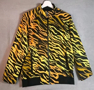 Chaqueta Harrington/bombardero a rayas amarilla negra rara Onitsuka Tiger para hombre talla pequeña - Imagen 1 de 17