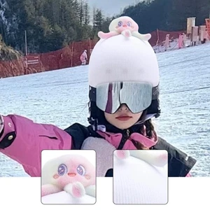 Ski Helmet Cover Cartoon Adorable Warm Funny Winter Sports Accessories - Picture 1 of 5
