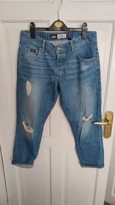 Superdry Riley Girlfriend Cropped Jeans 26/30 - Picture 1 of 3
