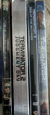 The Terminator 1, 2 & 3 + Sealed Genisys + Bonus Salvation (7 DVD LOT) VG++ - Image 1 of 4