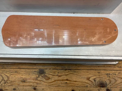 Ceiling fan Spare Set of 5 blades 52cm length Real Cherrywood Veneer New - Image 1 of 2