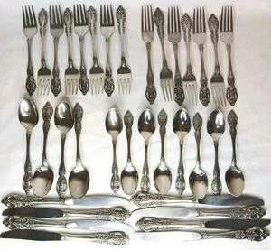 Vintage Michelangelo Besteck Set unvollständig Utensilien Geschirr Esszimmer 35 Teile - Bild 1 von 7