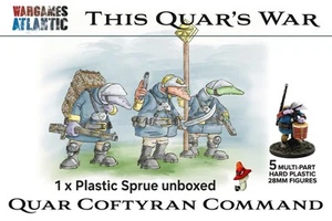 Quar Coftyran Command Wargames Atlantic 1 X Sprue de plástico sin caja 28 mm 1/56 - Imagen 1 de 15