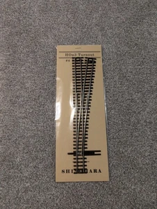 Shinohara Hon3 Turnout #6 vía de tren derecha nuevo sellado hecho en Japón  - Imagen 1 de 4