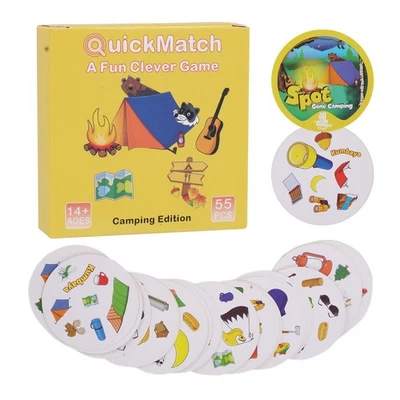 Juego de cartas a juego para niños 6-8 rompecabezas ajedrez portátil para niños Foto 1 de 4