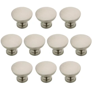 Liberty Essentials Fulton 1-3/16 in. 30 mm Satin Nickel Cabinet Knob 10-Pack - Picture 1 of 6