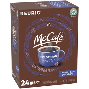 Mccafe, Cialde Caffè K-Cup Colombiano Tostatura Medio-Scura, Numero 24 - Foto 1 di 12