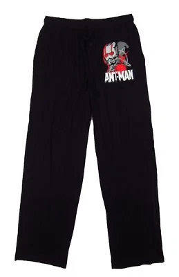 Mens Womens NEW Marvel Ant-Man Antman Black Pajama Lounge Pants Size S & L - Image 1 of 2