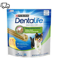 Purina DentaLife Chicken Flavor Dental Treats for Dogs, 28.5 oz Pouch