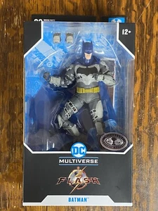 DC MCFARLANE MULTIVERSE THE FLASH MOVIE BATMAN PLATINUM BLUE & GREY NEW & SEALED - Picture 1 of 10