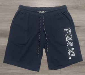 Pantalones cortos Polo Ralph Lauren para hombre azul marino con cordón talla grande - Imagen 1 de 5