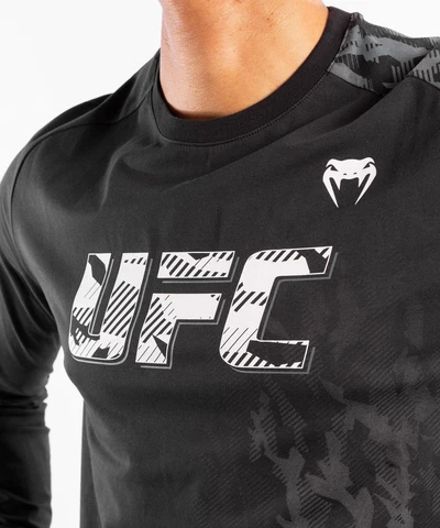 UFC Venun Authentic fight week men's black long sleeve t-shirt Cover