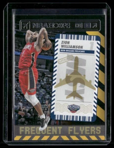 Zion Williamson 2021-22 NBA Hoops #1 Frequent Flyers New Orleans Pelicans - Picture 1 of 2