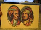 U2 Old OHIO Chrome Postcard Greenville Shawnee Chief Tecumseh The Prophet Indian
