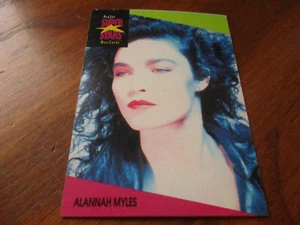 ALANNAH MYLES 1991 pro set musicards card #81 nr/come nuova - Foto 1 di 1