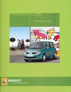 Renault Modus 12 page glossy colour sales brochure May 2004 UK Market Free UK PP - Picture 1 of 6