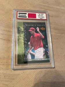 2001 UPPER DECK TIGER'S TALES RC TT8 MATCH WORN RED SHIRT ENCASED MINT GOLF COA - Bild 1 von 4