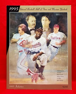 1995 National Baseball Hall of Fame and Museum Yearbook Magazine Tickets Sticker - Picture 1 of 8