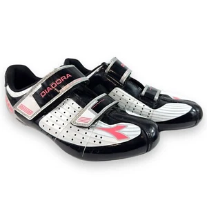 DIADORA WOMEN'S X PHANTOM MOUNTAIN BIKE SHOES WHITE/BLACK & White, Sz 8.5 - Picture 1 of 17