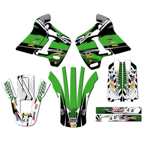 1991-1994 KDX 200 MAYHEM Green Senge Graphics Kit Compatible with Kawasaki - Picture 1 of 10