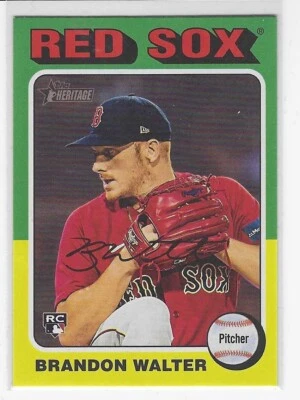 2024 Brandon Walter Topps Heritage High Number RC Boston Red Sox #679 - Image 1 of 2