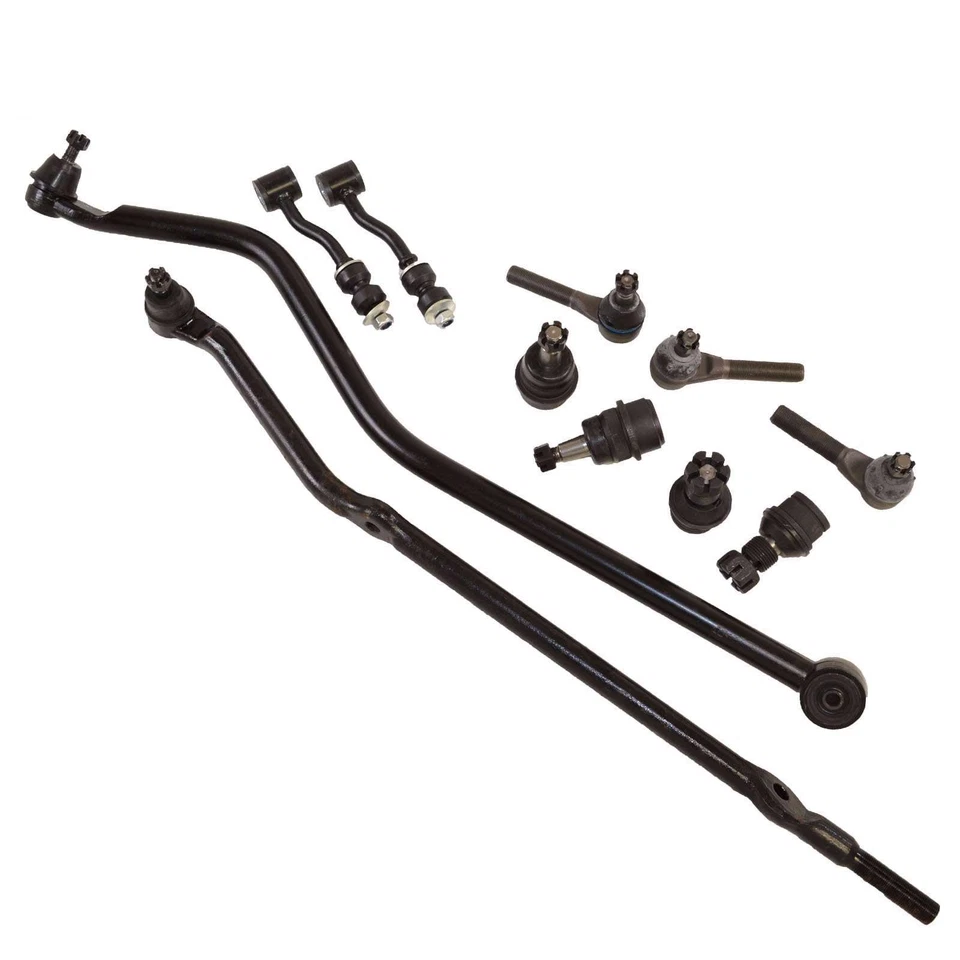 11 pc Kit Jeep Comanche Cherokee Wagoneer Tie Rod Ends Ball Joints Sway Bar Link - Image 1 of 1