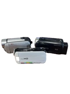 LOT OF 3 Camcorders FOR REPAIR OR PARTS ONLY FREE SHIPPING b - Picture 1 of 23