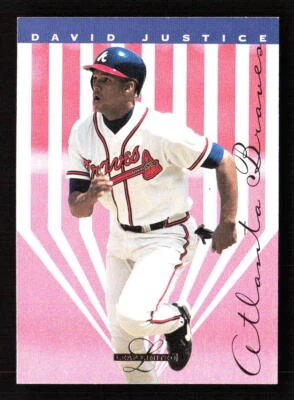 David Justice 1995 Leaf Limited #95 Atlanta Braves - Image 1 of 2