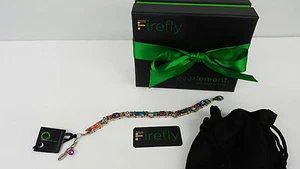 Pulsera Swarovski FIREFLY 3050 Delicada Plateada Cristal Mosaico - Imagen 1 de 3