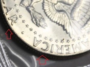 Reverse Doubling 1970-D Silver Kennedy half dollar Mint Cello 50c JFK U8 - Picture 1 of 4