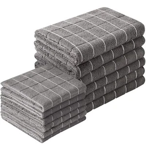 Microfiber Kitchen Towels and Dishcloths Set 26 X 18 Inch and 12 X 12 Inch Se... - Picture 1 of 6