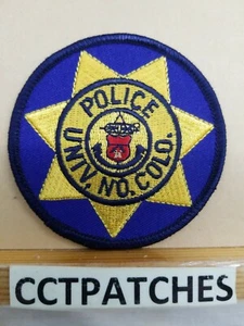 UNIVERISITY OF NORTHERN COLORADO POLICE 3" (SMALL) SHOULDER PATCH CO - Picture 1 of 2