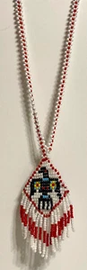 Native American Handmade Vintage Bead Necklace - Picture 1 of 5