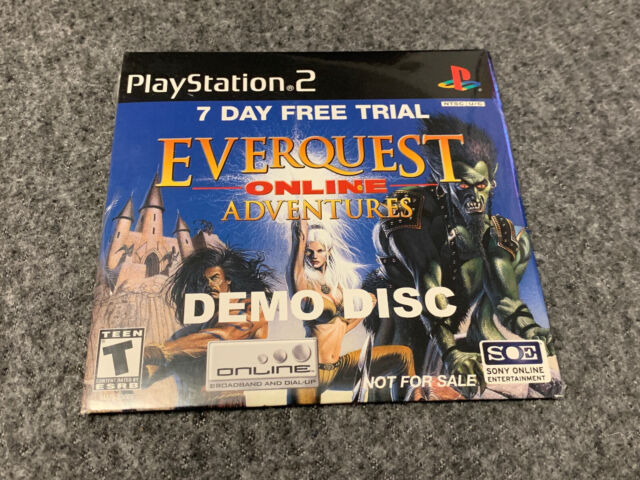 Sony PLAYSTATION 2 Game Everquest Online Adventures Dt. Pal Role Game/Mmorpg