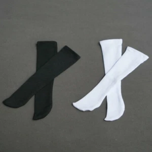 White/Black Socks Stockings for 1/6 1/4 1/3 AOD DF AE AS B&G AI BJD Doll Dollfie - Picture 1 of 1
