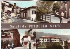 PETRELLA SALTO ACQU VIAGGIATA 1966 SALUTI 4 VEDUTE