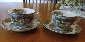 Johnson Bros England The Friendly Village Teacup and Saucer - Picture 1 of 7