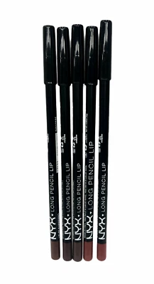 NYX Cosmetics Long Pencil Lip Liner Crayon (0.08oz/2g) NEW; YOU PICK! - Image 1 of 2