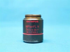Olympus MPlanFL N 5x/0.15 BD P Microscope Objective Lens Expedited Shipping - Picture 1 of 6