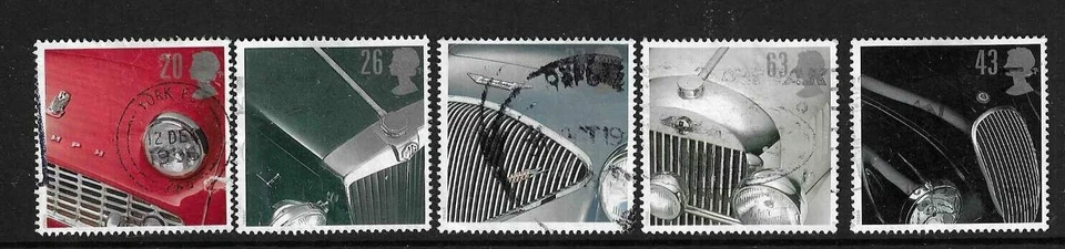 Great Britain SC # 1703-1707 Classic British Sports Cars . used - Image 1 of 1