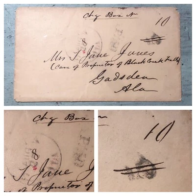 SELMA, ALA. Black H/S “PAID 10” "Black Hand Cancelled" (AUG. 27, ?) on COVER - Image 1 of 4