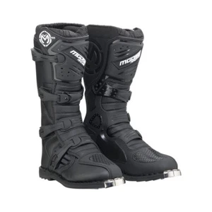 Moose Qualifier Mens MX ATV Boots - Black - Size 12 - Picture 1 of 1