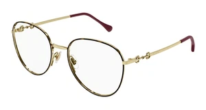 Occhiali da vista Gucci GG0880O 002 oro avana tondi 51-18-140 mm - Foto 1 di 1