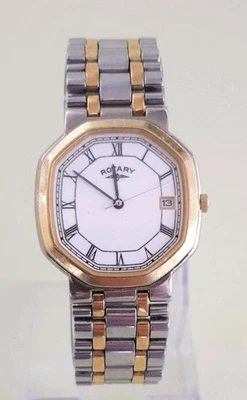 Rotary Toledo Mens Watch Octagonal Swiss Mens Rotary 5032 Dress Watch Working. - Image 1 of 4